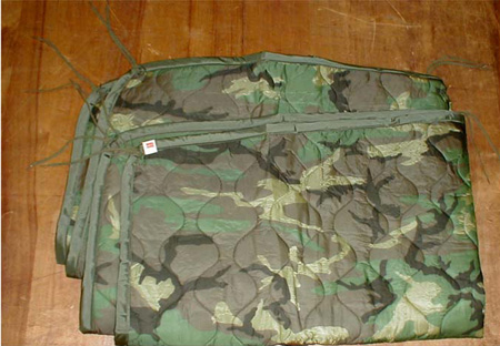 WOODLAND PONCHO LINER