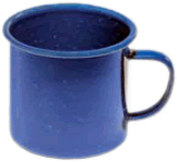 12 oz enamel cup